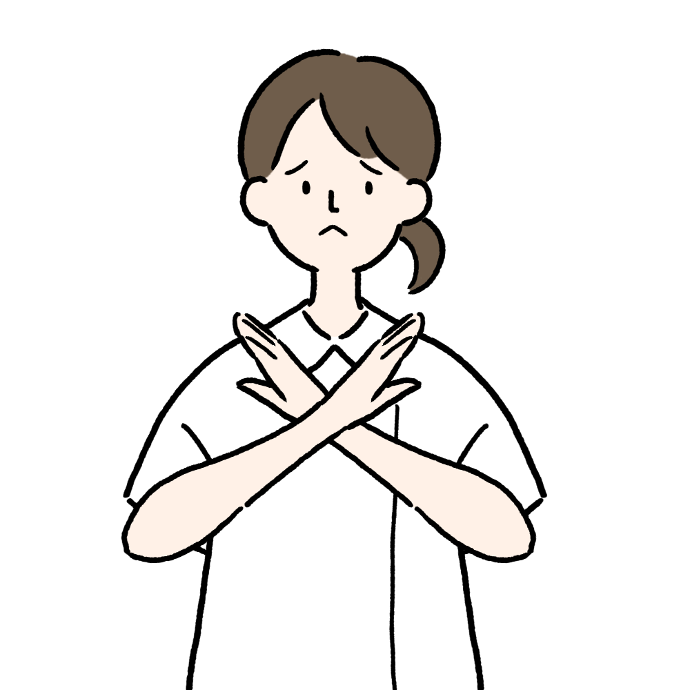 NG [看護師] のイラスト