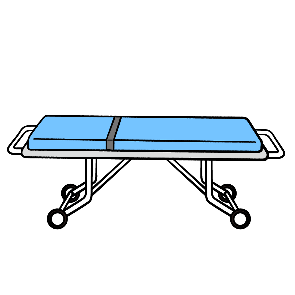 ストレッチャーのイラスト