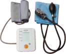 2種類の血圧計（デジタル式とアナログ式）